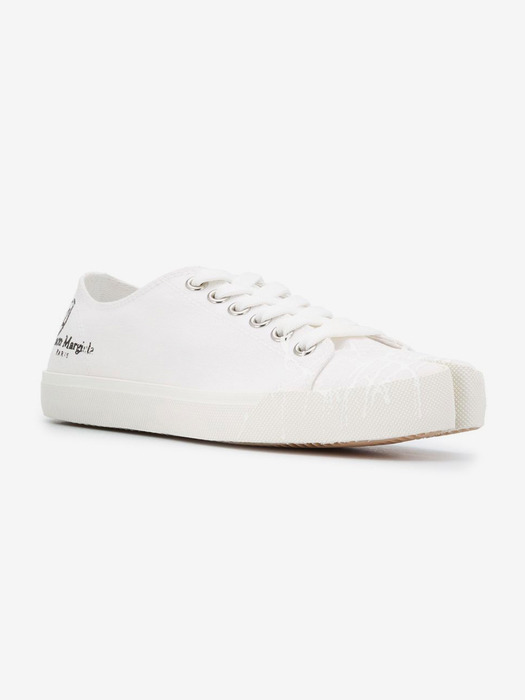 [WOMEN] 20FW TABI PAINTED CANVAS SNEAKER LOW WHITE S58WS0110 P2974 T1003