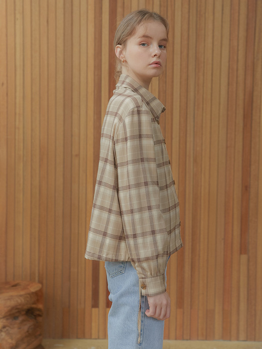 Fall String Shirt_Beige