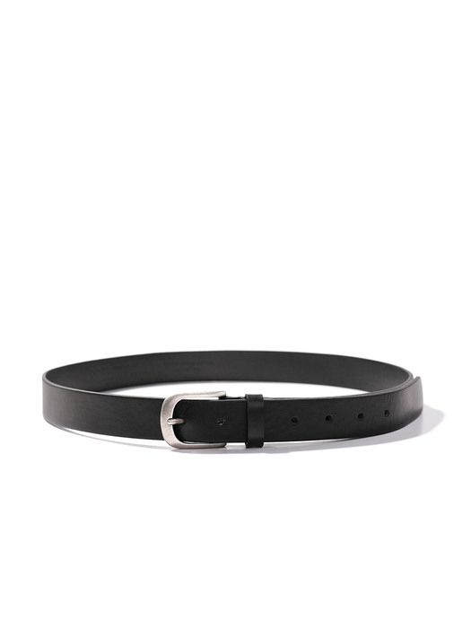 classic vera pelle leather belt / black