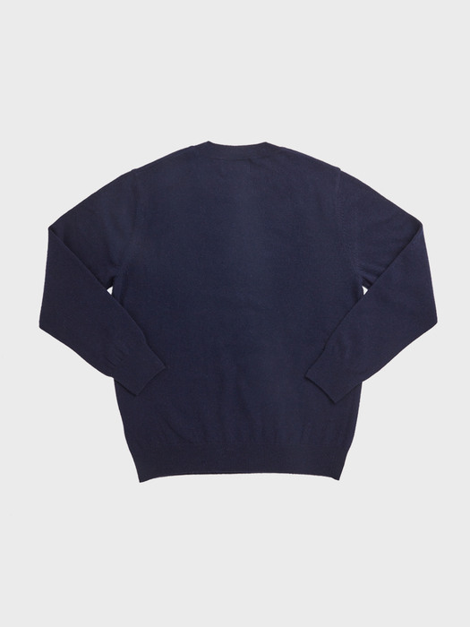 BASIC CASHMERE SWEATER [D.NAVY]