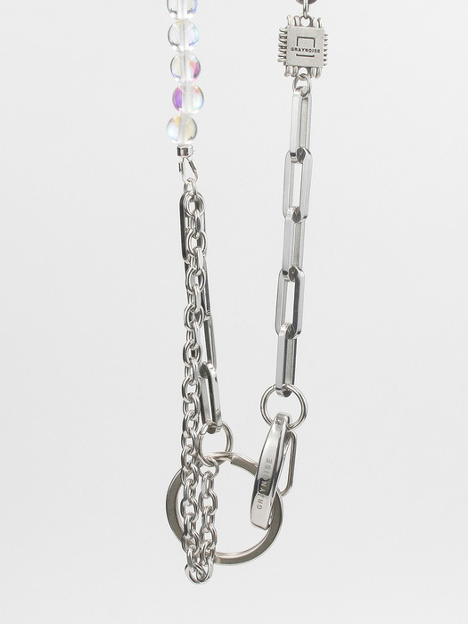 2way double chain (W) (surgical steel)