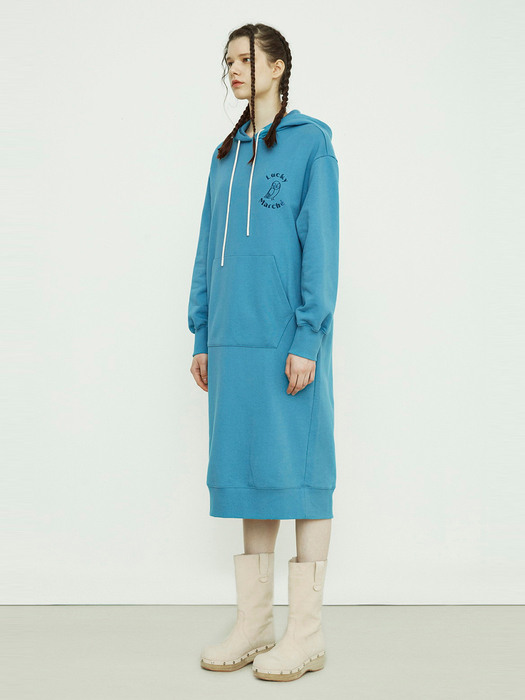 Hooded Sweat Dress with MARCH CHOUETTE (For WOMEN)_QUDAX21100BUX