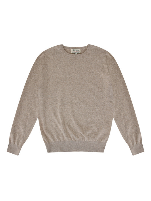 Essential Crew neck Knit (Oatmeal)