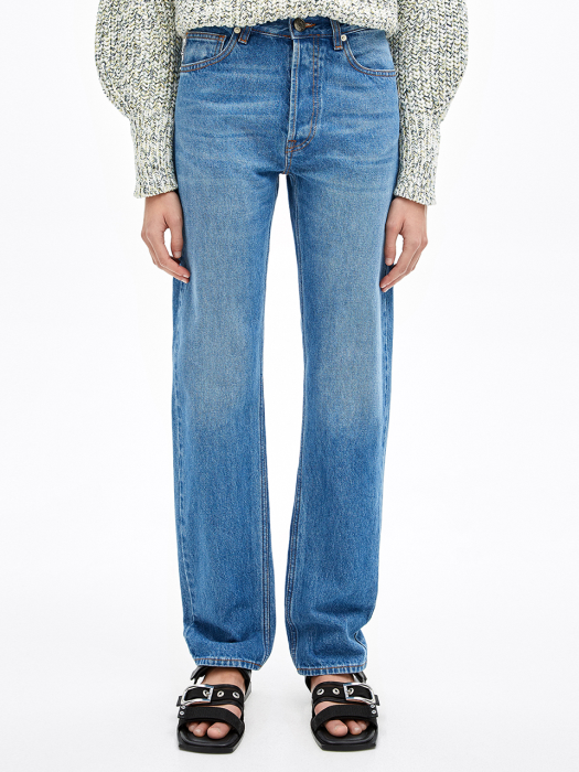 Blue straight jeans_B215AWN002BL