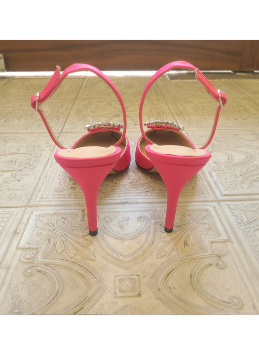 Angela Spring Slingback(Hot Pink)