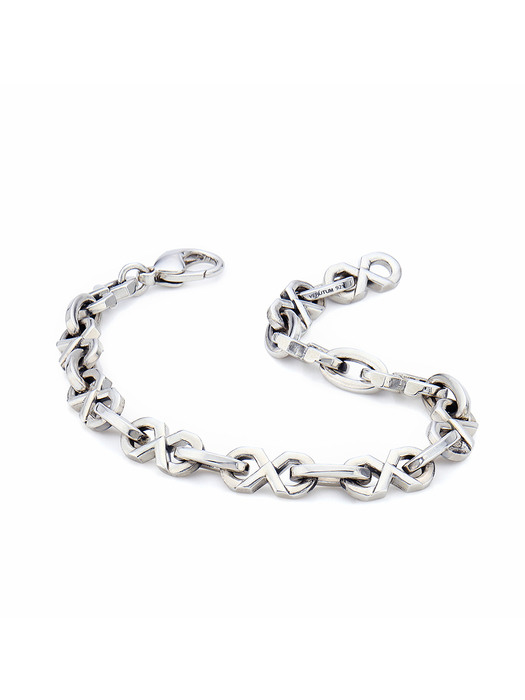 Double V Link Chain Bracelet_CVC00420