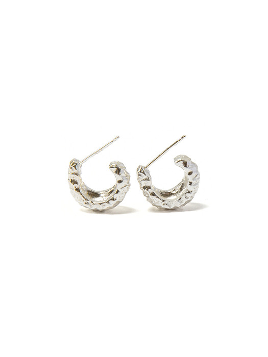 Plumpy core earrings Silver