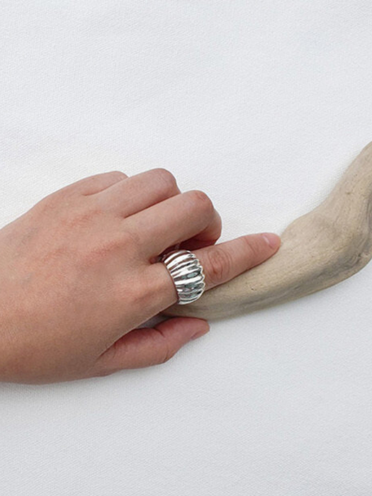 Sage silver ring