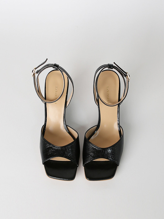 Chloe Modern Wedge Sandal _ BLACK