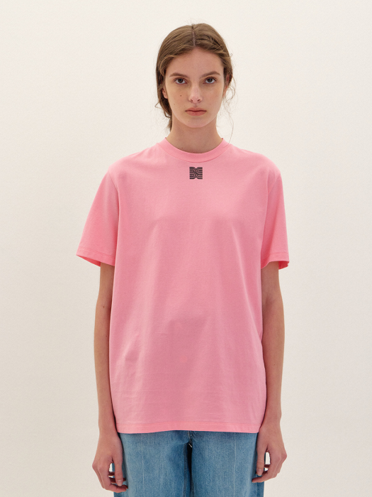 RAY EENK Logo Print T-shirt - Pink