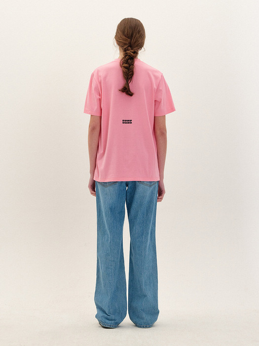 RAY EENK Logo Print T-shirt - Pink
