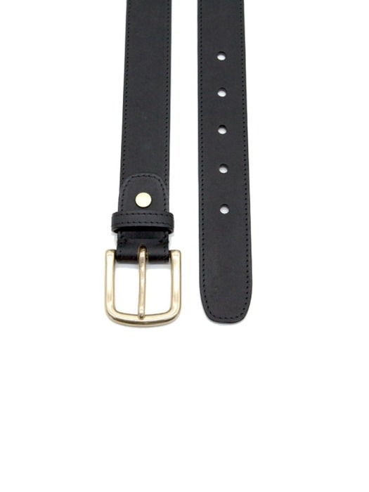 30mm Leather Belt (BLACK)