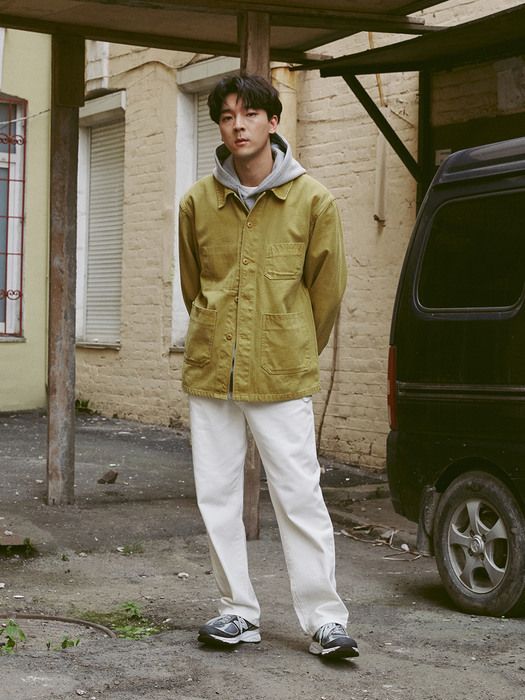 DAY COVERALL JACKET_MUSTARD