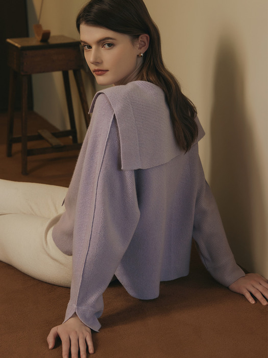 Sailor carra cashmere pullover-Lavender