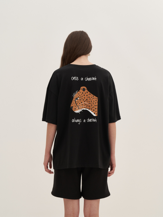 Cheetah t-shirts Black