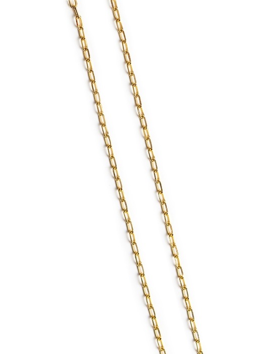 Lucy simple layered gold cilp chain Necklace 루시 심플 레이어드 골드 클립 체인 목걸이