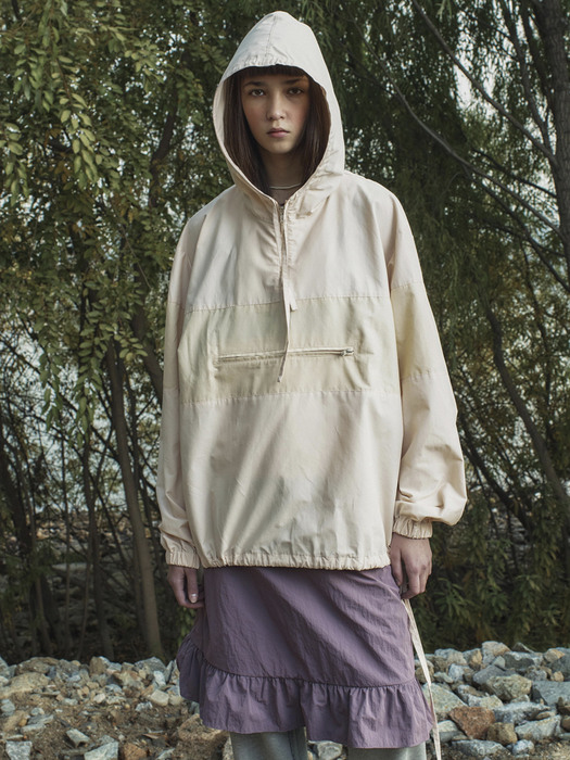 TWO TONE ANORAK-BABY PINK