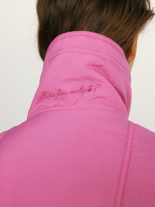 [N]BELIEF Bomber jacket (Bubblegum pink)