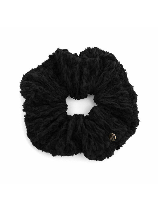 SCRUNCHIE / MID / JEWEL / BLOSSOM / BLACK