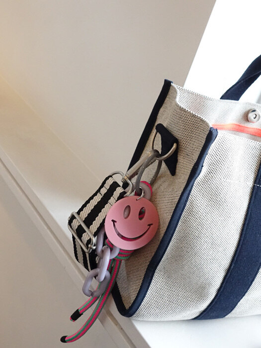 JOY SMILE KEYRING PINK