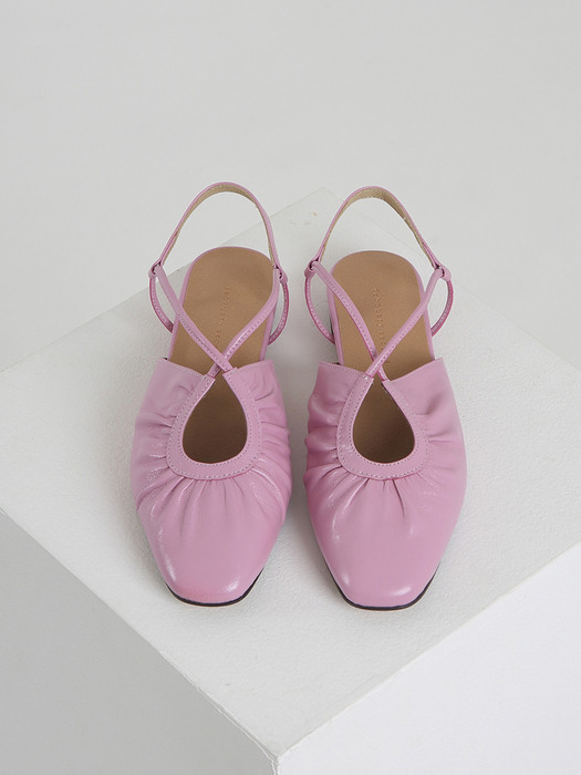 French ballet shoes Glossy Pink