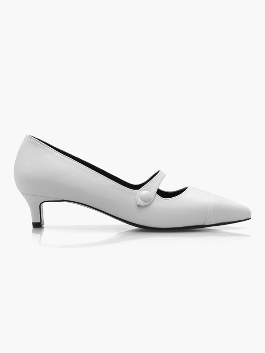 Linzy mary jane shoes (WHITE)