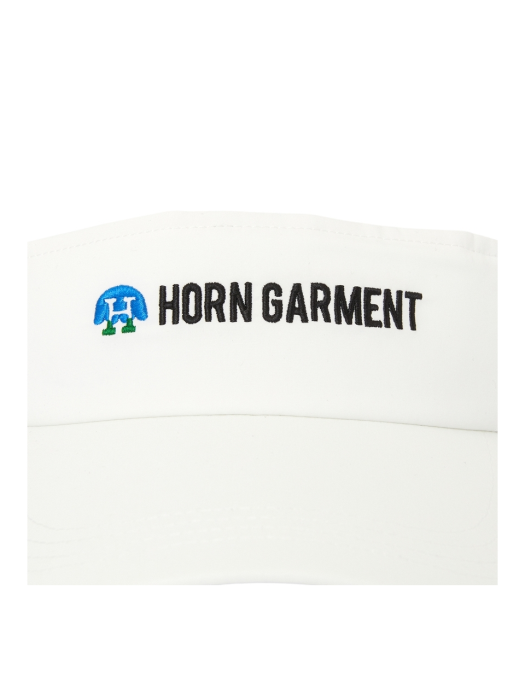 HORN GARMENT 혼가먼트 골프 썬캡 HCF 2A FC02 WHITE (남여공용)