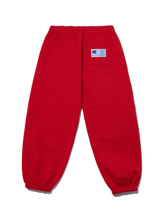 [ASIA] Super Fleece 릴렉스드 조거팬츠 (RED) CKPA2F505R2