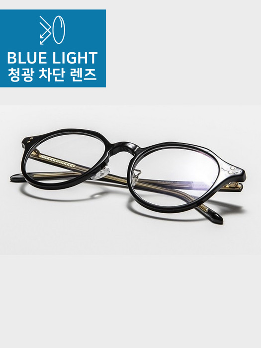 RECLOW B010 BLACK GLASS 청광  VER 안경
