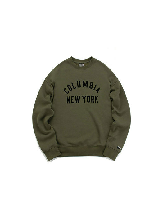 CU NY OVERFIT FLEECE SWEATSHIRTS 카키