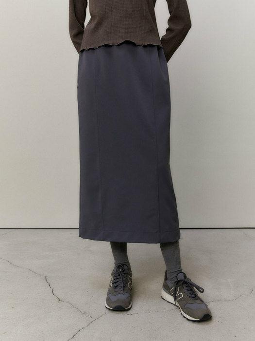 Heavy Nylon Skirt (Deep Gray)