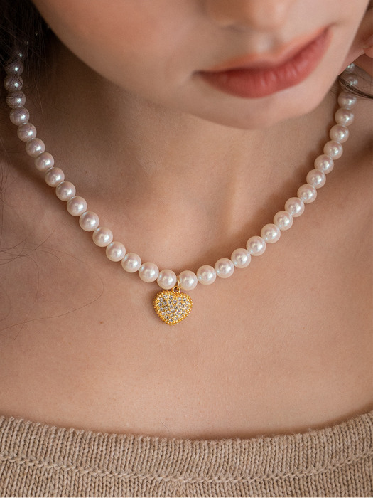 Love Pearl Necklace