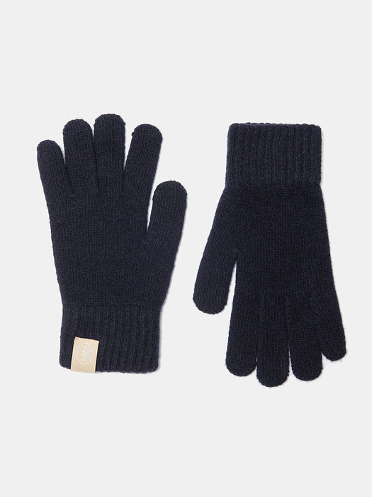 basic wool gloves (G001_navy)