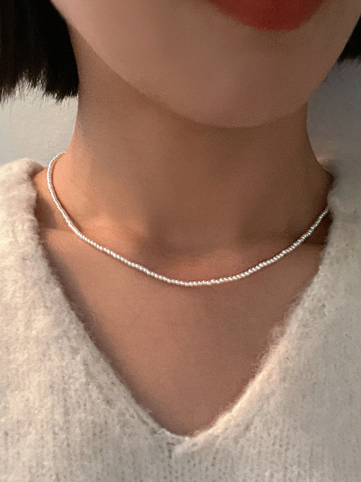 2MM PEARL NECKLACE AN422020