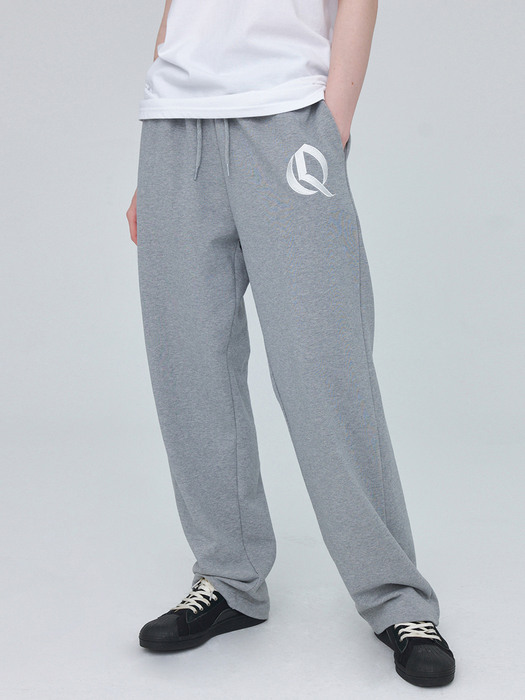 Q Lounge Pants - Melange Grey