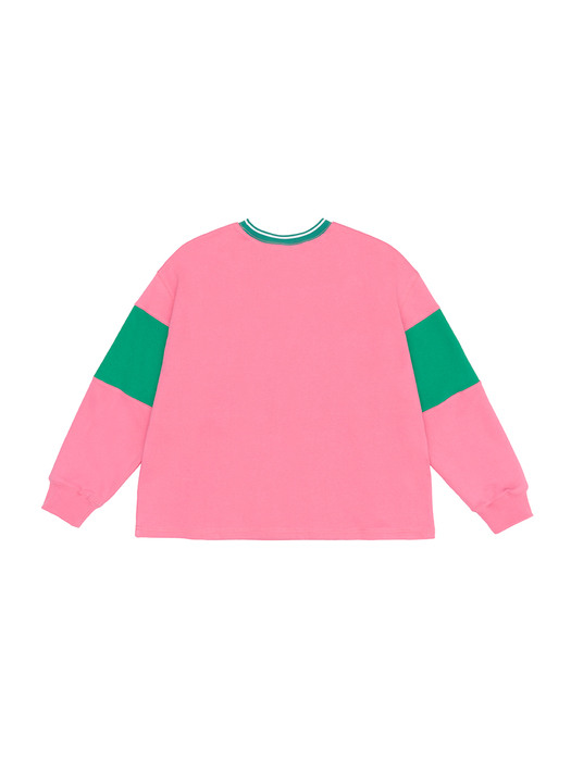 럭비 스웨트 셔츠_핑크