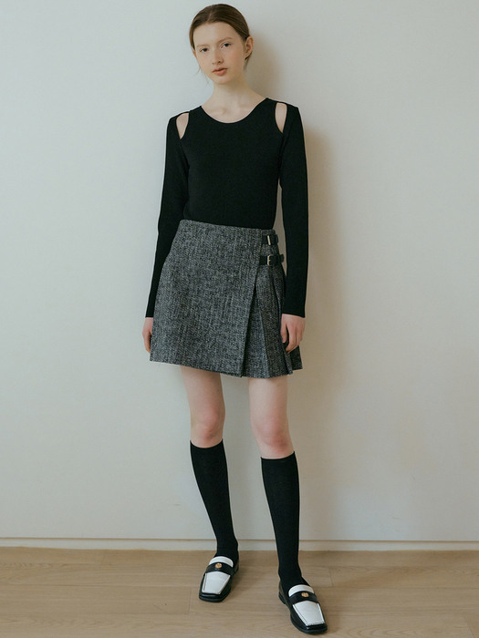 104 slit knit (black)