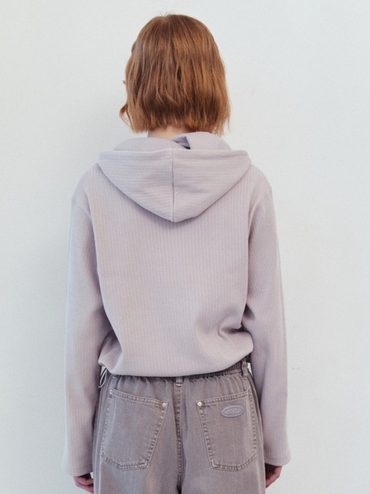 neu heart hoodie - l/lavender