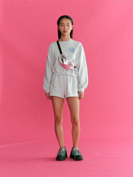 Signet Sweatshirt - White Gray