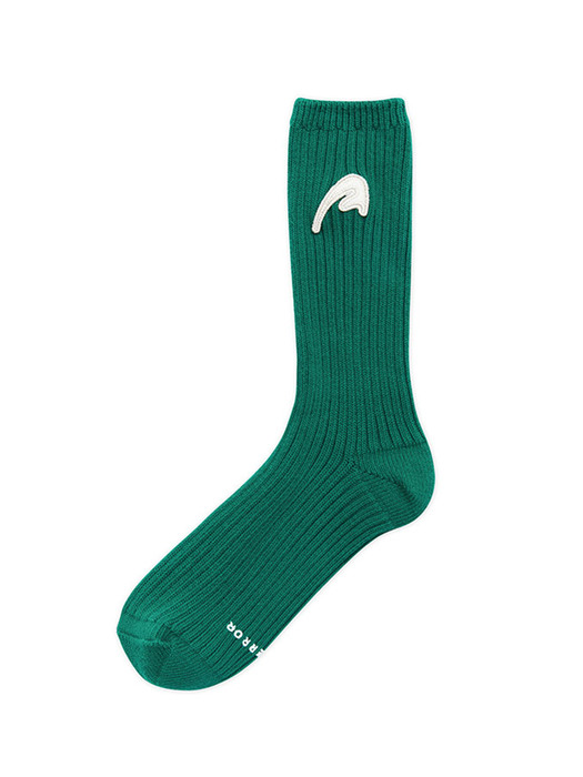 A-peec logo socks Green