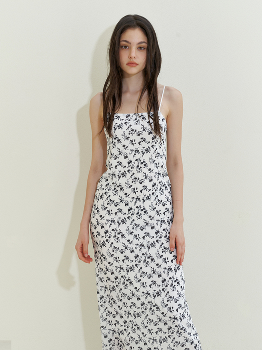 Iris long dress - white