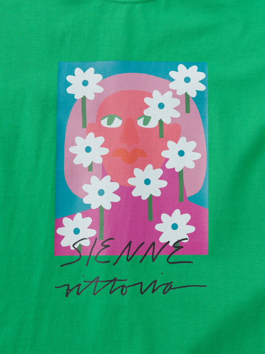 [EXCLUSIVE] Flower Girl T-shirt (Green)