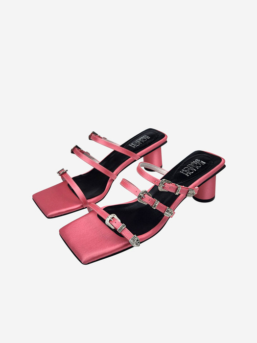 RING BUCKLE STRAP SANDAL_CORAL PINK/RSS09PK
