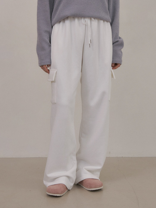 W/Pigment cargo sweat pants(5col)