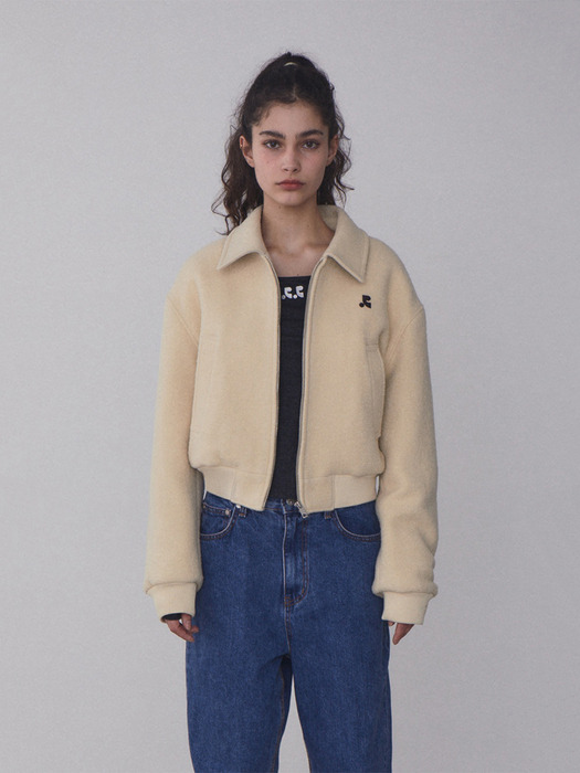 RR COMMUNITY BOMBER JACKET - IVORY