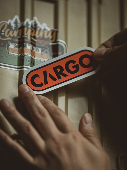 Cargo container sticker