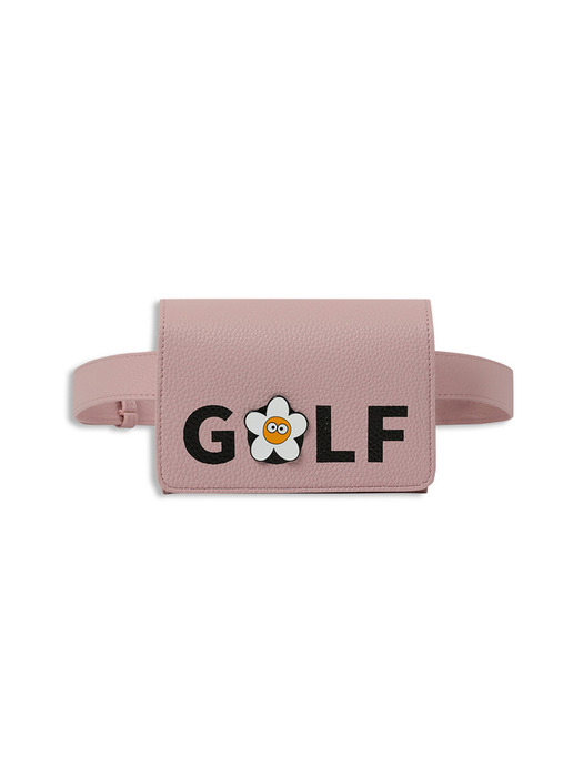 golf belt bag white