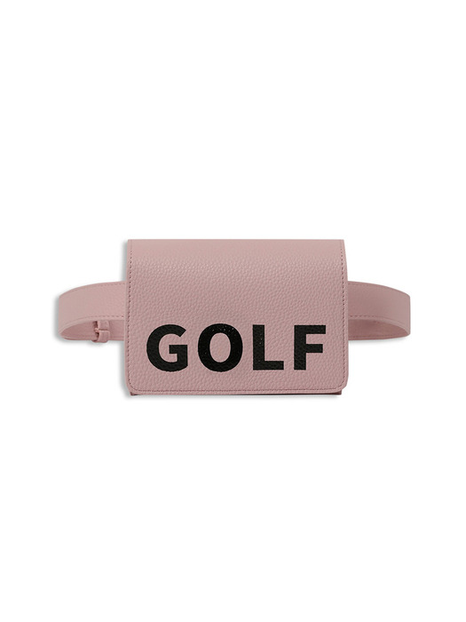 golf belt bag white