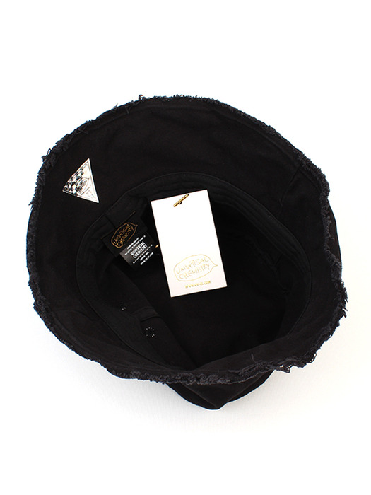 Vintage Black Wire Bucket Hat 버킷햇