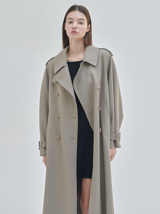 24SN double trench coat [S/BE]